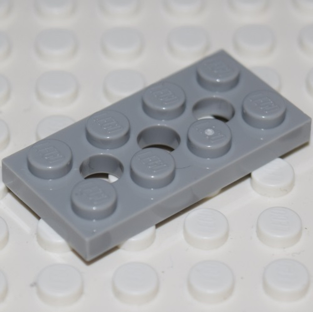 Lego 50шт Плитка 2x4 3x R4.9 (серая) 4211444