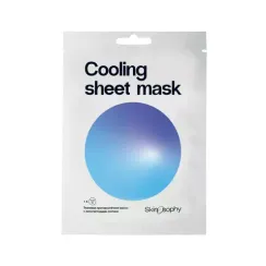 Тканевая охлаждающая маска с экстрактами люцерны, огурца и алоэ вера