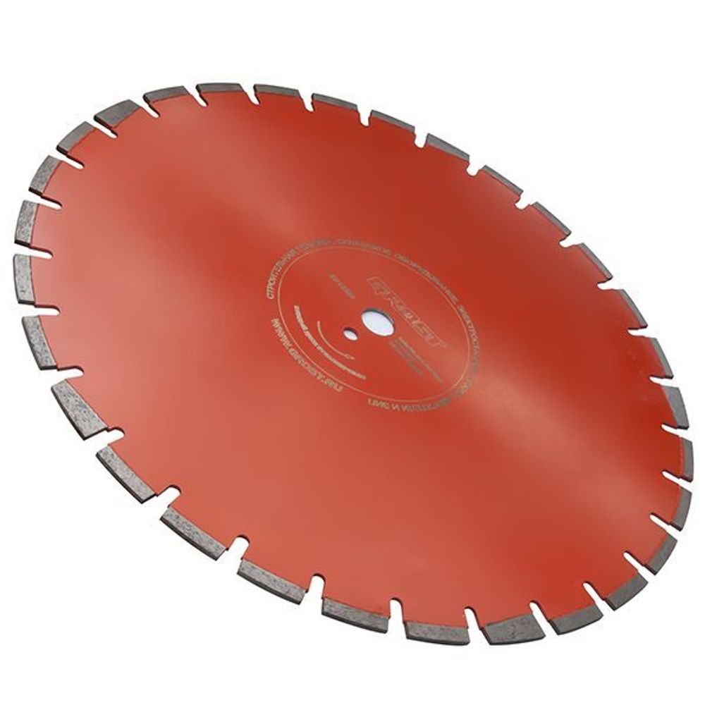 Диск алмазный GROST  D500 мм (500*25,4*4,2*10)  асфальт.