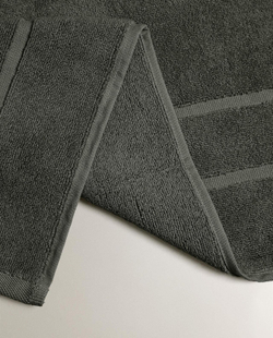 Zara Home - Нескользящий коврик для ванной из хлопка, серый, 55x80 см
