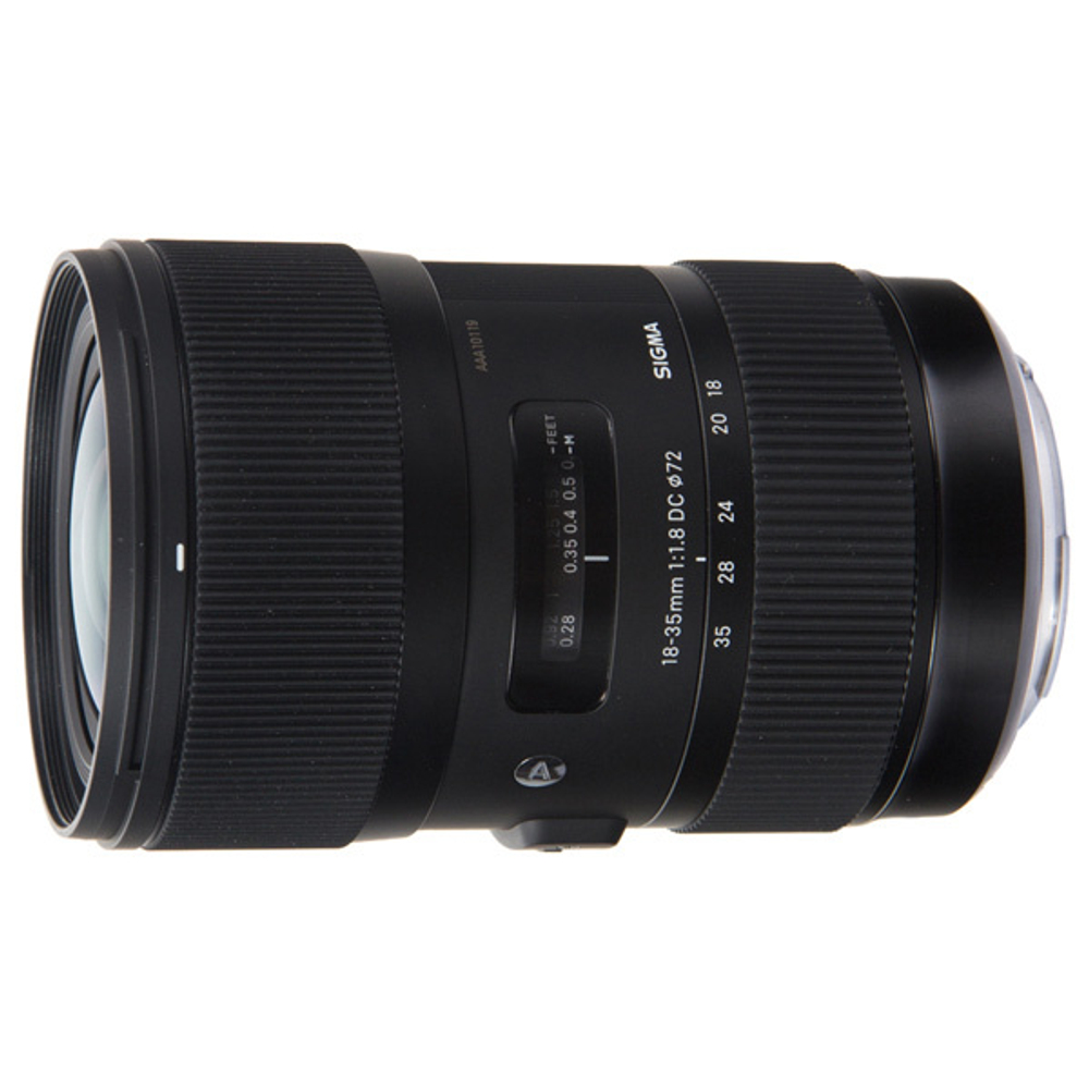 Объектив Sigma AF 18-35mm f/1.8 DC HSM Art Nikon F, черный