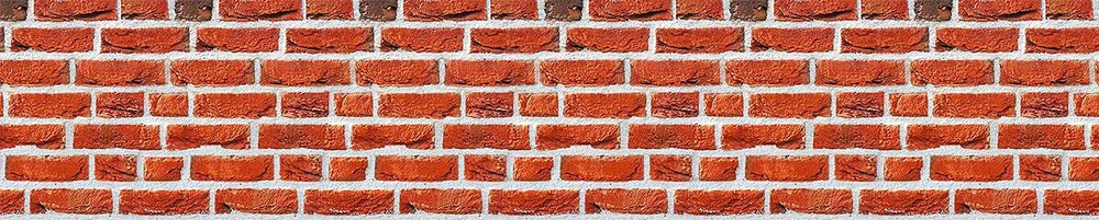 Кухонный фартук Кирпич красный 3000х600 мм