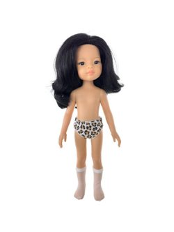 Набор из 3 трусиков и белые гольфы для кукол Paola Reina 32 см (976)