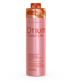 Деликатный шампунь для окрашенных волос OTIUM COLOR LIFE, 1000 мл