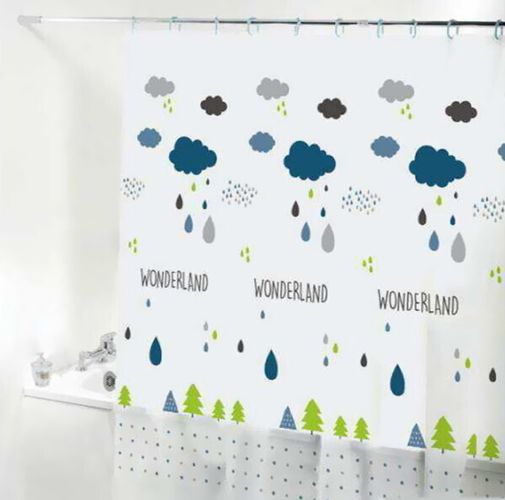 Штора для ванной EVA 180*180"Селфи» Страна чудес