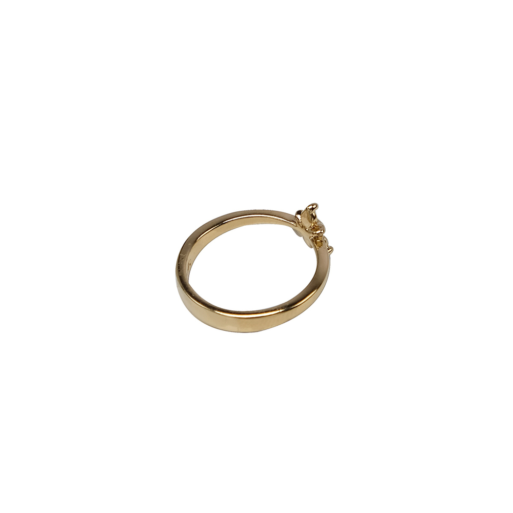 "Эюя" кольцо в золотом покрытии из коллекции "Э" от Jenavi