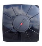 Бак для душа пластиковый плоский STERH 200 л. емкости для душа (95x98x27см;черный) - арт.555116