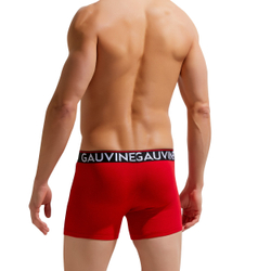 Мужские трусы боксеры красные GAUVINE 3011