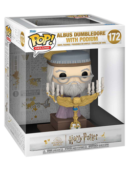 Фигурка Funko POP! Deluxe Harry Potter POA Albus Dumbledore with Podium (172) 76002