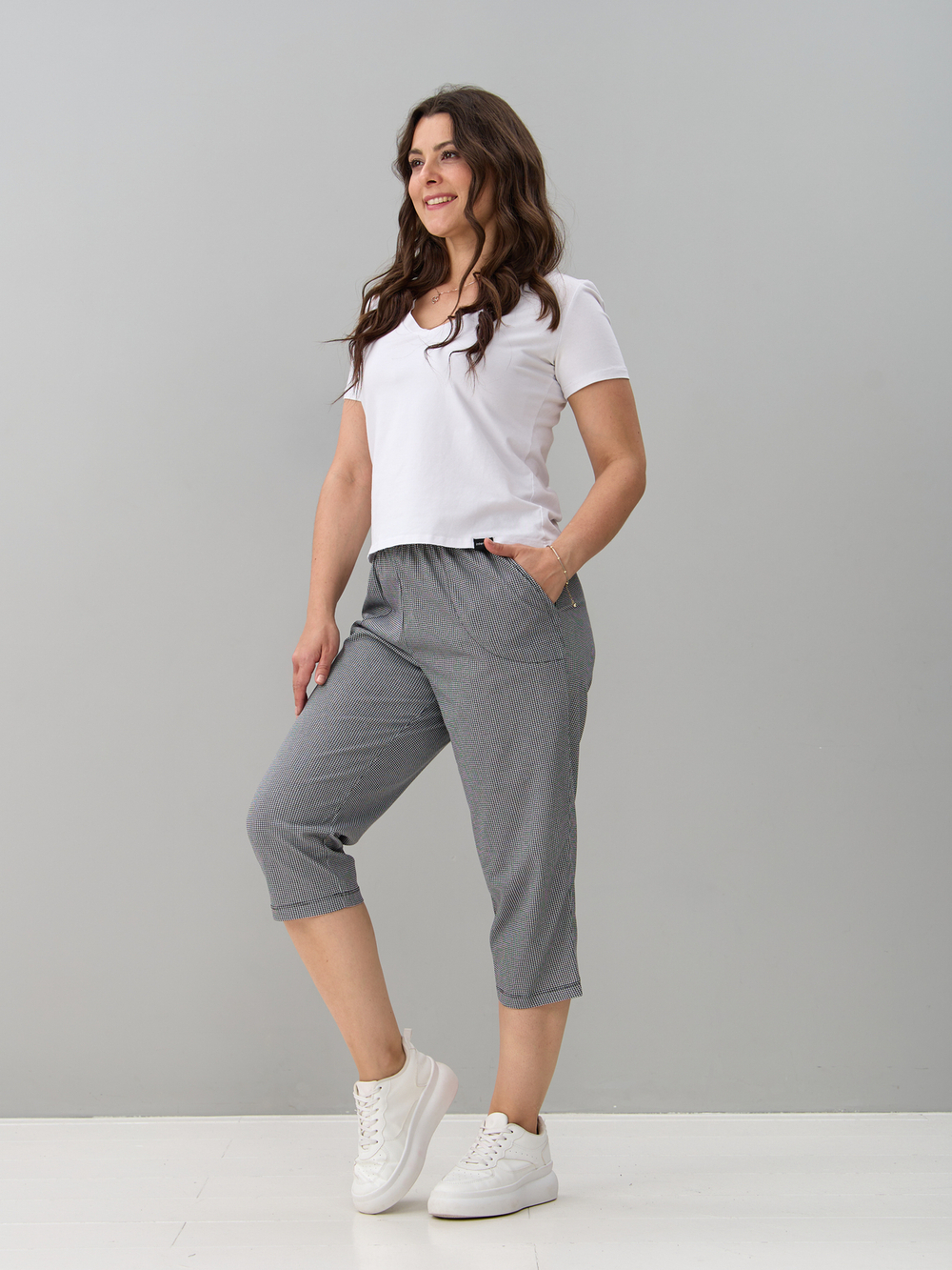 Бриджи Д-6/черный-гусинаялапка