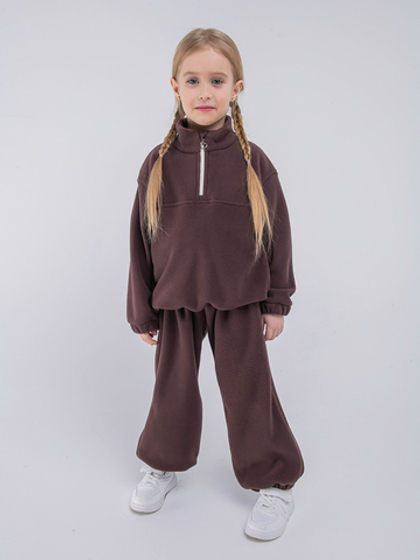 Костюм флисовый с олимпийкой "Шоколад"