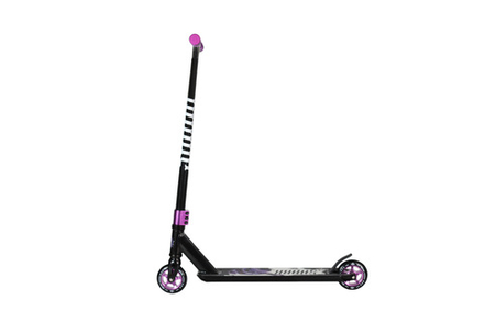 Самокат ATEOX Shark черный\фиолетовый