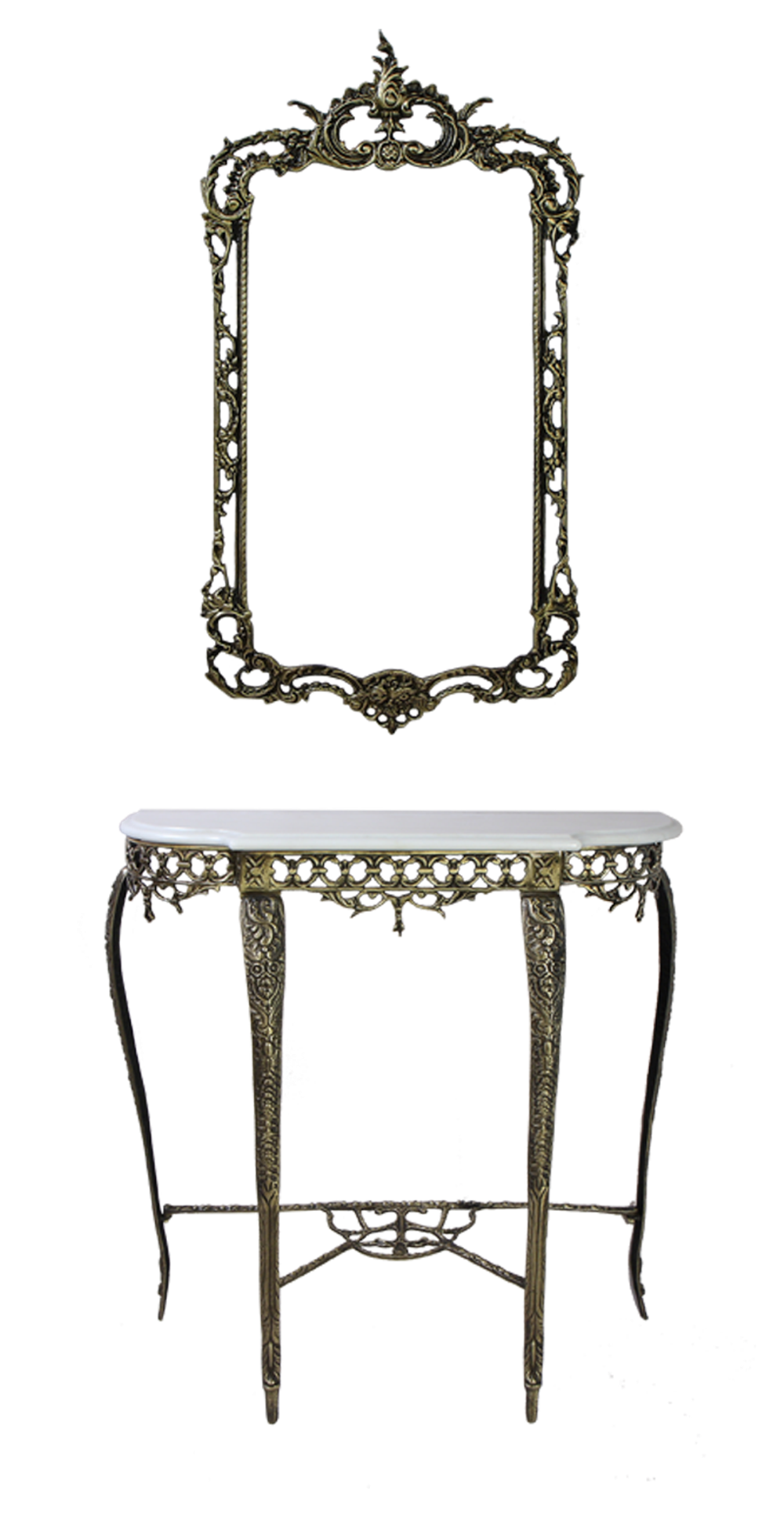 Bello De Bronze Зеркало в бронзовой оправе Рэтта