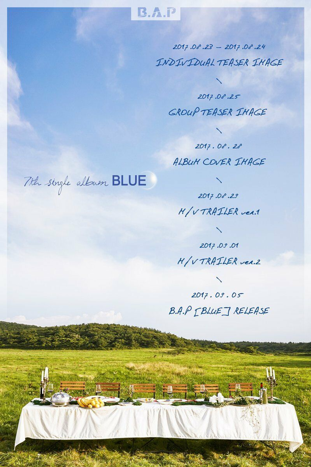Альбом B.A.P - Blue 7th Single Album A Version
