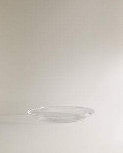 Zara Home тарелка пирожковая из боросиликатного стекла, цвет прозрачный, 13.5 см