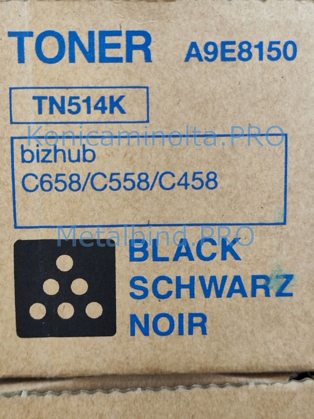 Тонер TN-514K Konica Minolta оригинальный черный A9E8150