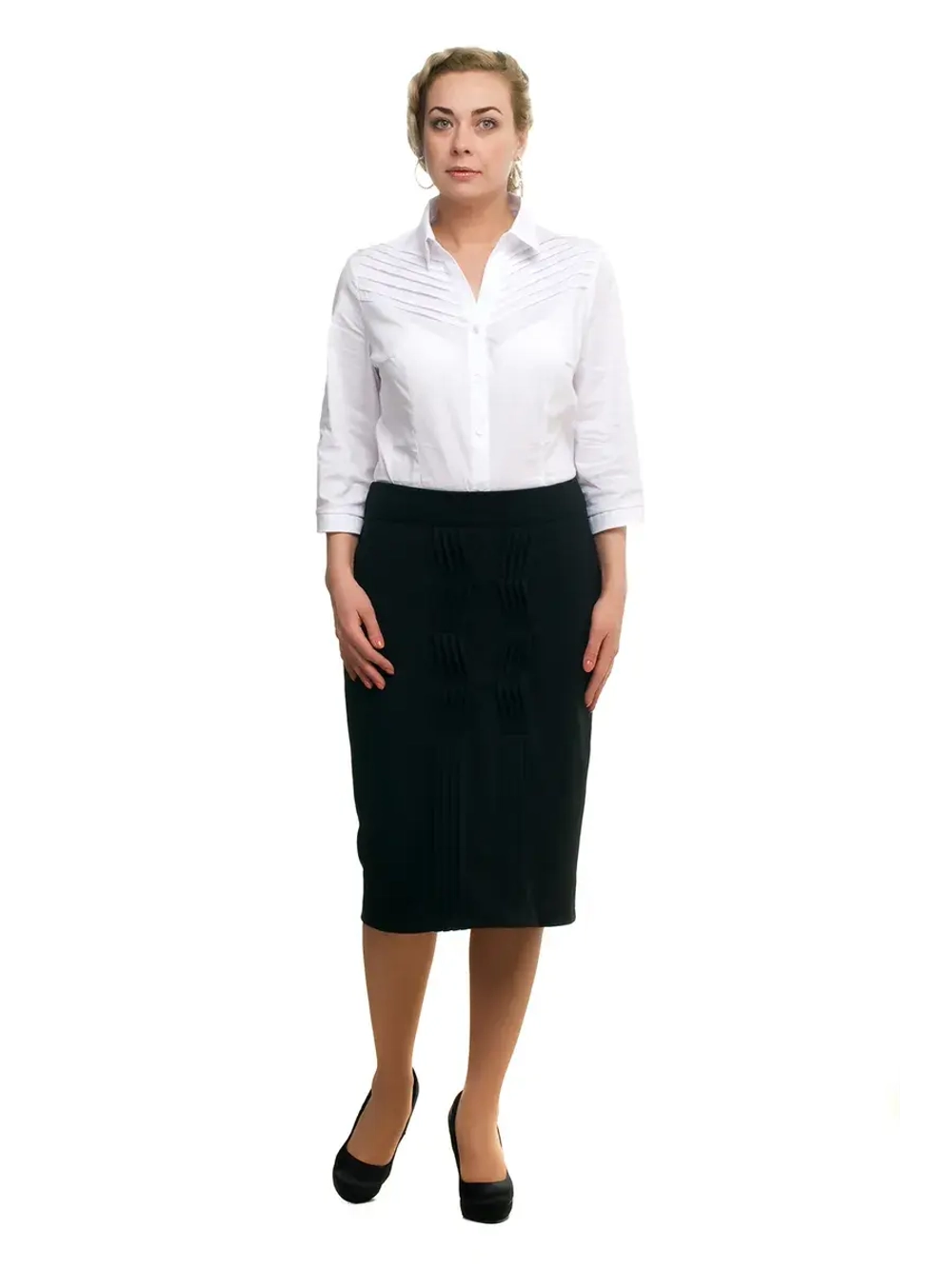 Юбка черная классическая