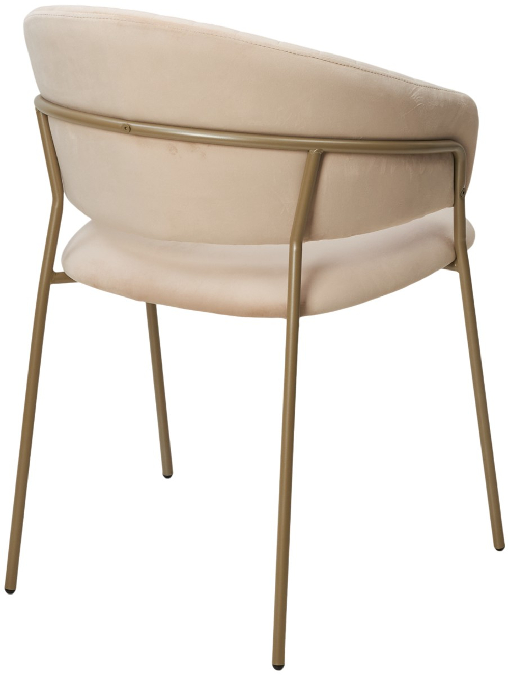 Стул М-City DISAUR Гемма, H-06 Бежевый, Велюр, Шампань каркас