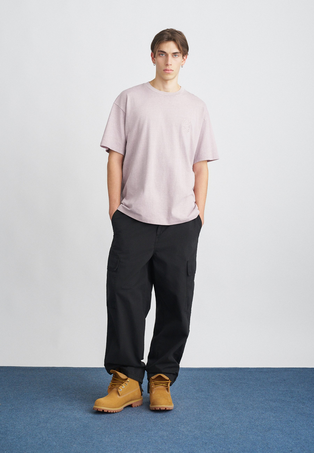 Carhartt WIP HELIX REDUX - Базовая футболка - Розовый