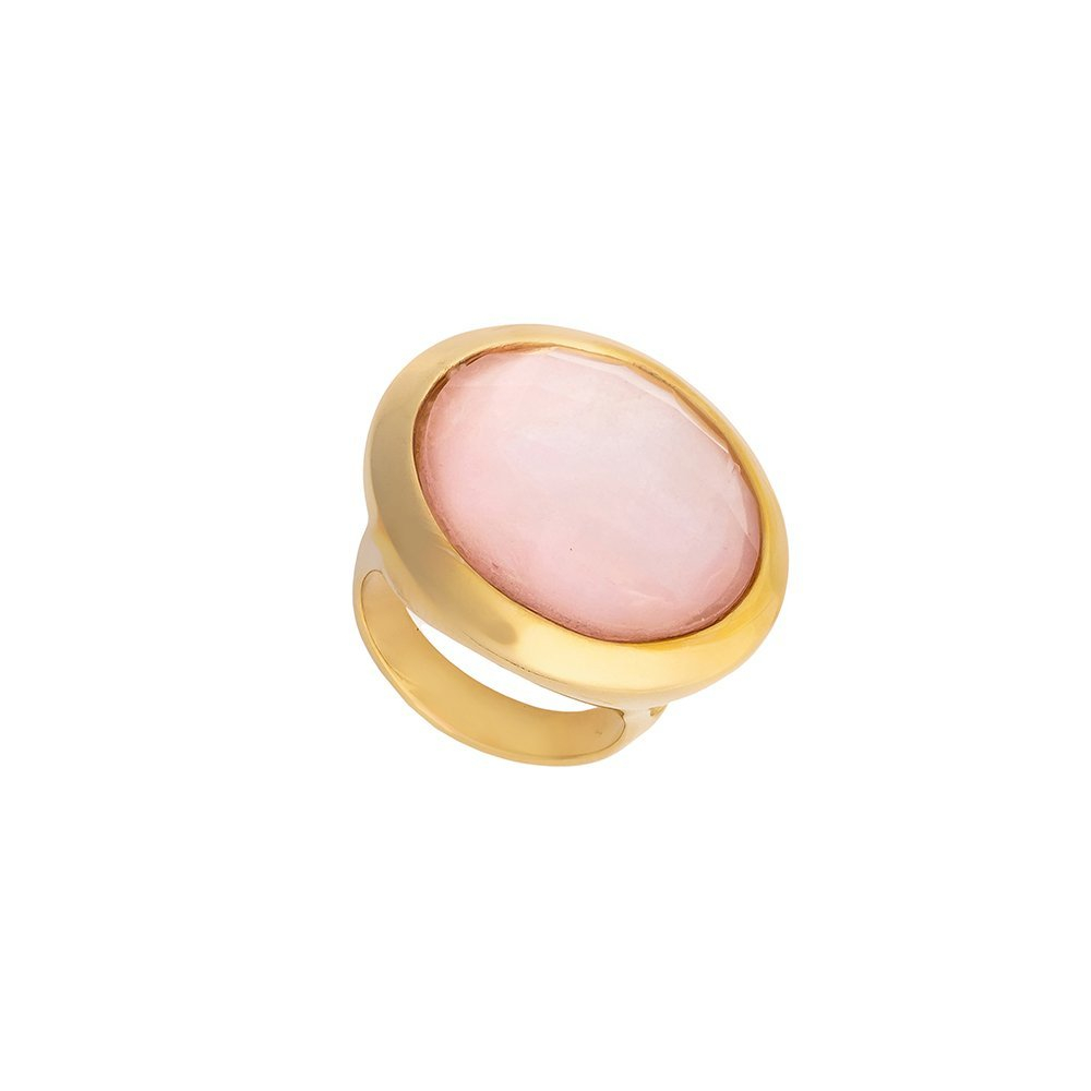 Кольцо Possebon Pearl quartz rose 17.2 K9853.9/17.2 R/G