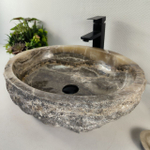 Раковина из оникса Erozy Grey EO-64359 52*42*16 0156