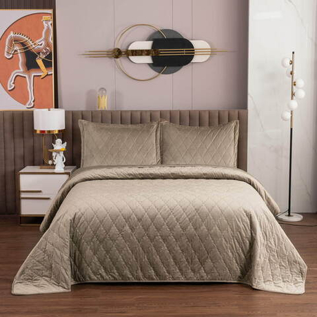 Покрывало 240x260 Sofi De MarkO Деметра цвета капучино