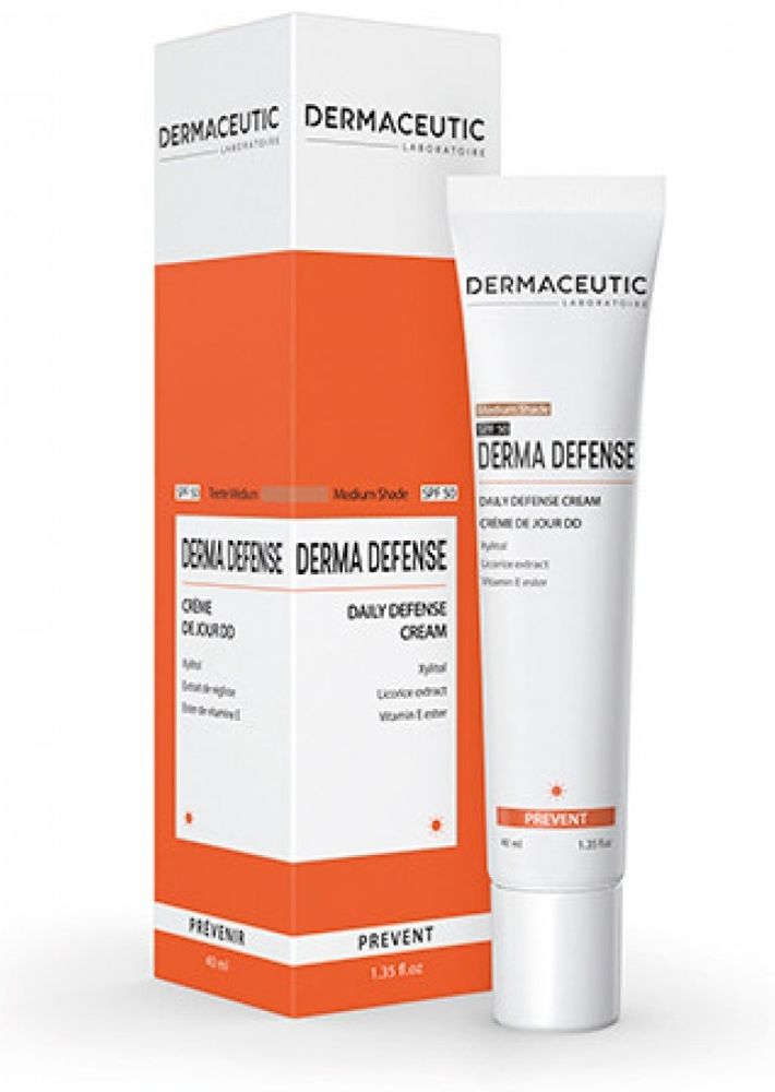 Лёгкий тонирующий крем 3 в 1 Derma Defense SPF 50, 40мл