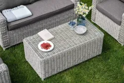 "Кон Панна" лаунж-зона из искусственного ротанга, цвет бежевый