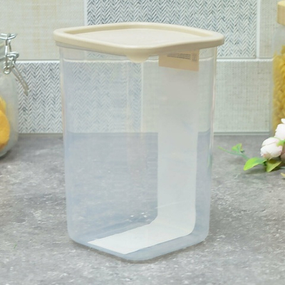 Банка для сыпучих продуктов 1,2л "Sugar&Spice Vanilla", латте