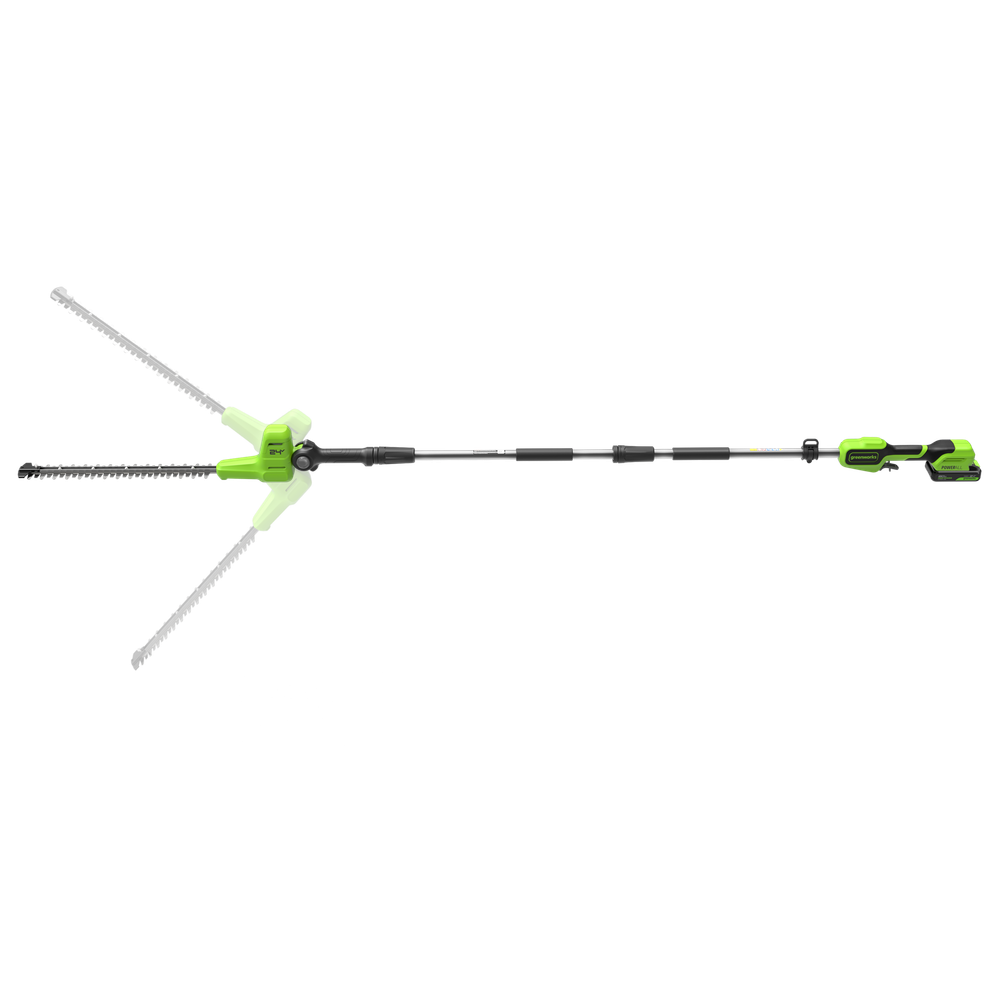 Кусторез штанговый аккумуляторный Greenworks G24PH511, 24V, 51см, без АКБ и ЗУ (2301907)