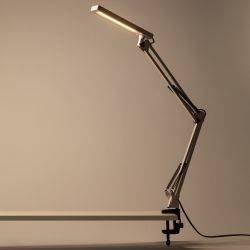 Настольный светильник ЭРА NLED-507-8W-W светодиодный на струбцине белый