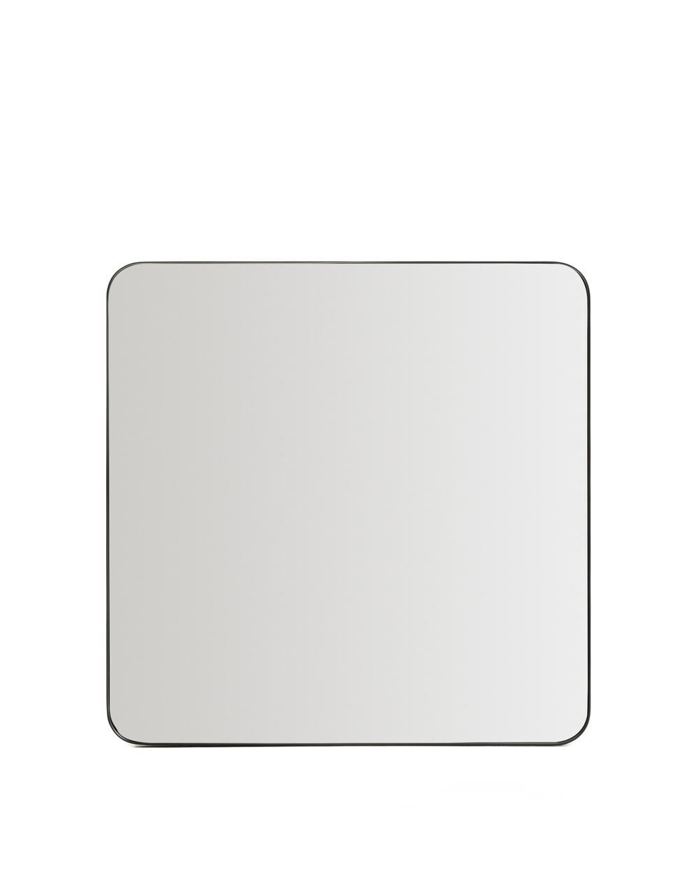 Зеркало Marco черное металлическое 60 x 60 см