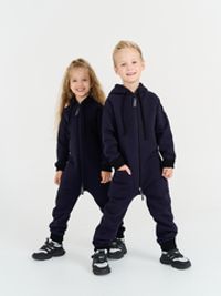 Комбинезон с накладным карманом "Ежевика" утепленный