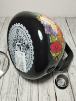 Чайник 3л сфер со свист Жостово черн(4шт)4с209/я