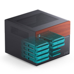 Корпус JONSBO N4, ITX, Micro-ATX, черный (без БП)