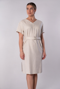 Платье женское 2357ЮПА, льняной #363Лен052357ЮПА