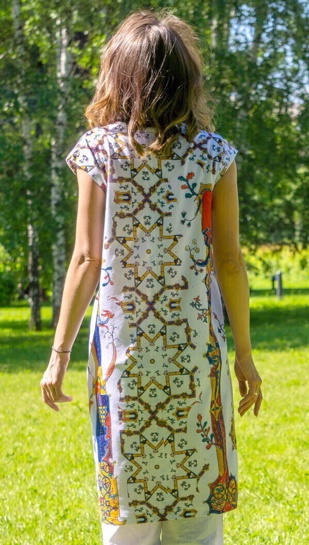 Платье "Лабиринт", по мотивам средневековой Псалтири Латтрелла