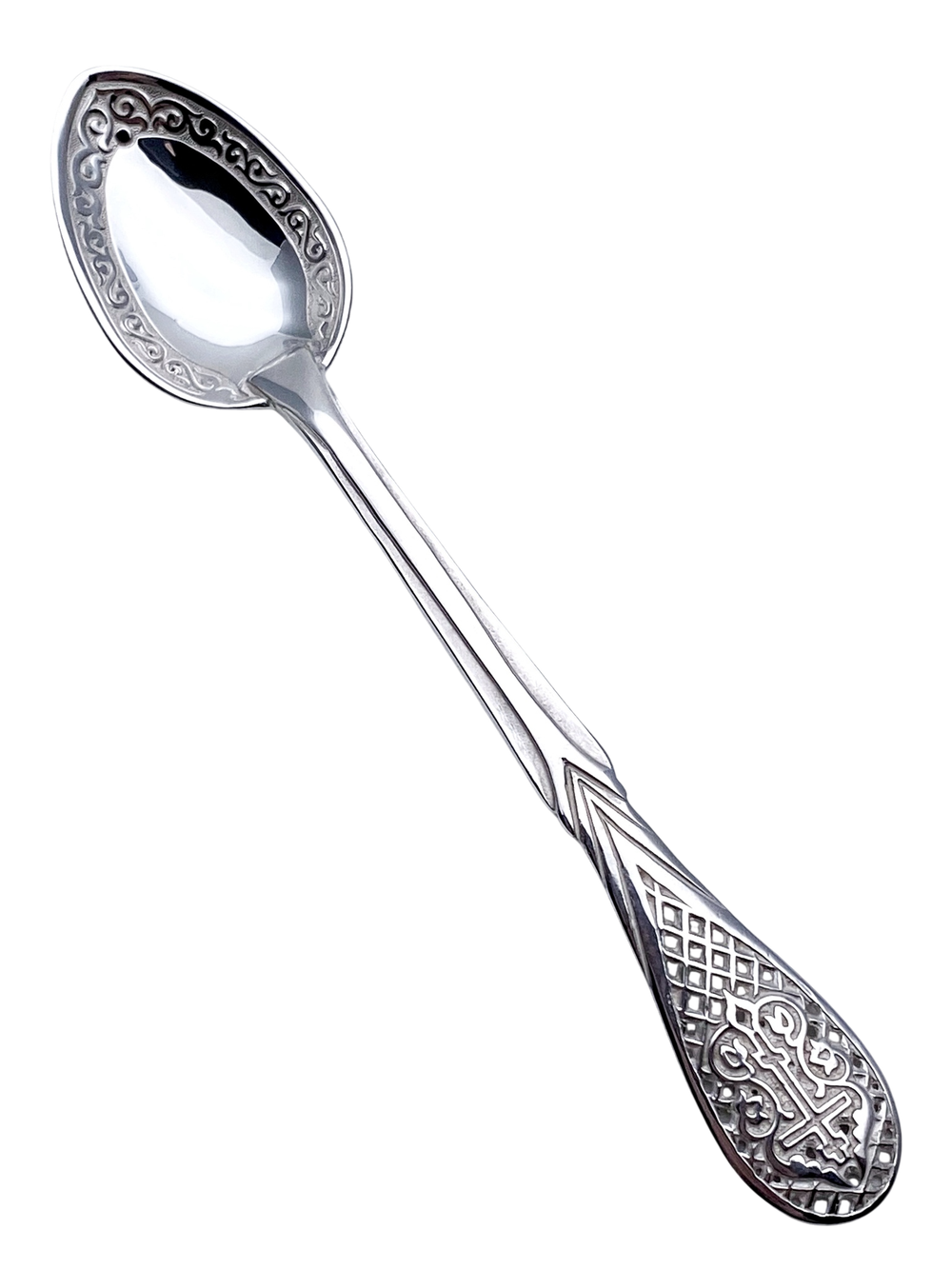 Ложка из серебра/Чернение