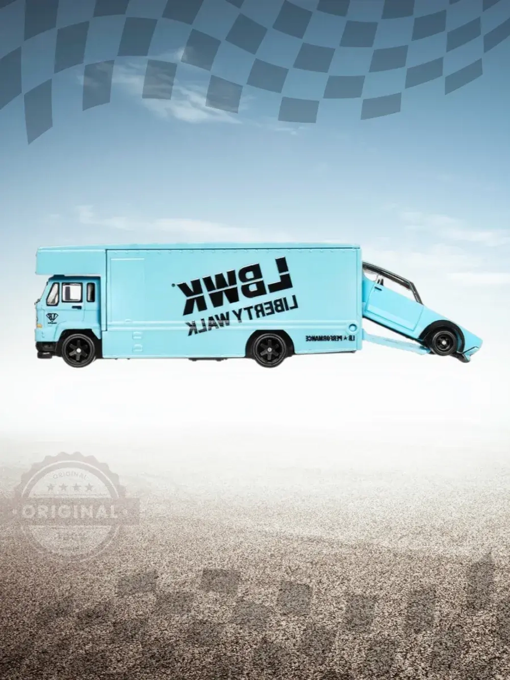 Набор Хот Вилс Premium Fleet Flyer и Nissan FLF56 HRV45