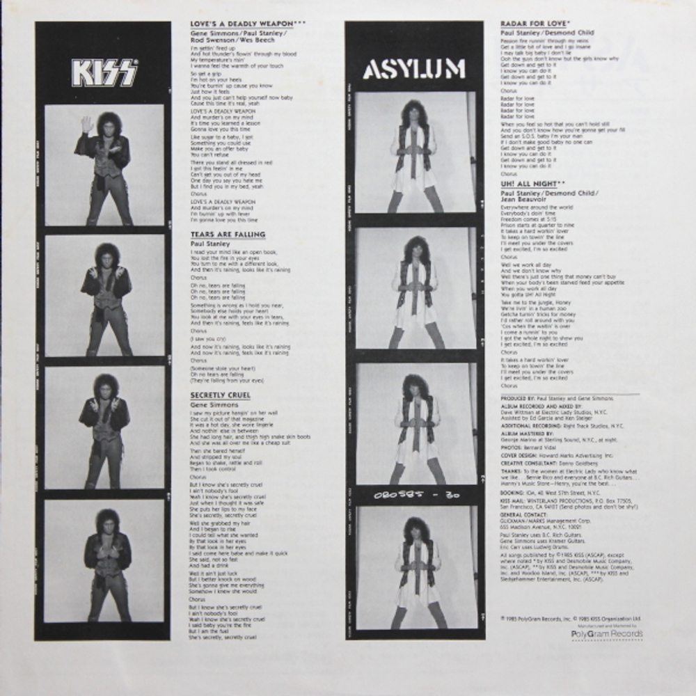 Kiss / Asylum (LP)