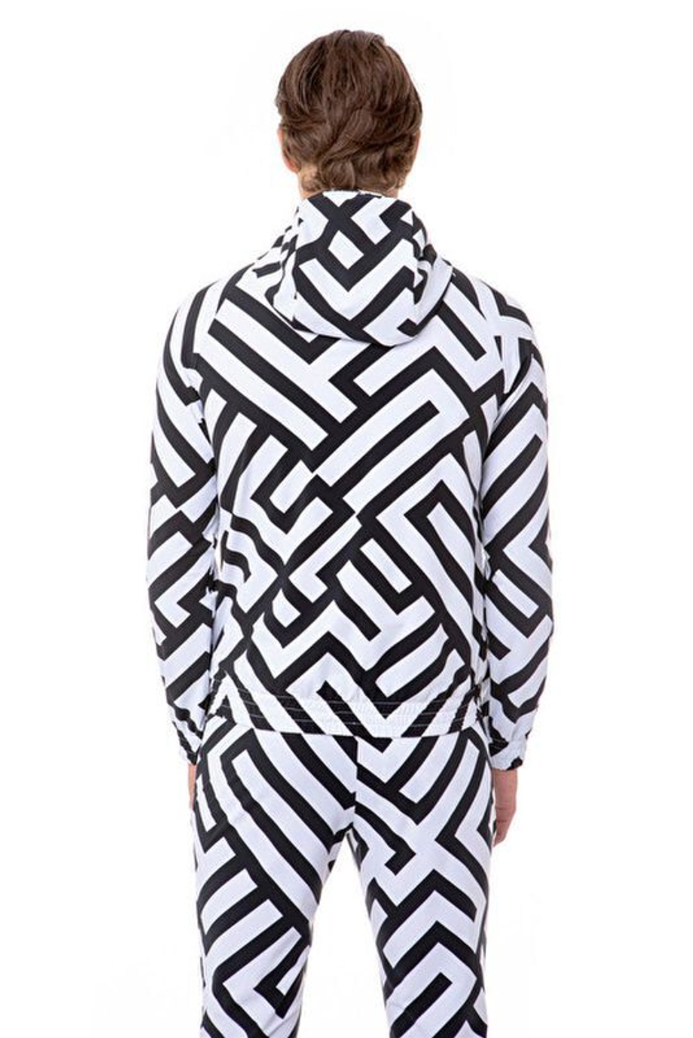 Мужская теннисная куртка Hydrogen Tech Labyrinth Jacket - разноцветный