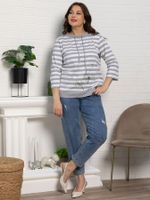 Блуза Кэролл (серая) Б15543-20М LT Collection