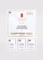 Cell Beauty 4-этапная маска для лица с экзолипосомами -Exoliposome Ultra-Advanced 4 Step Mask Pack Signature