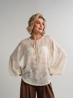 Блуза Воздушная мелодия (молочная) Б15140-7М LT Collection