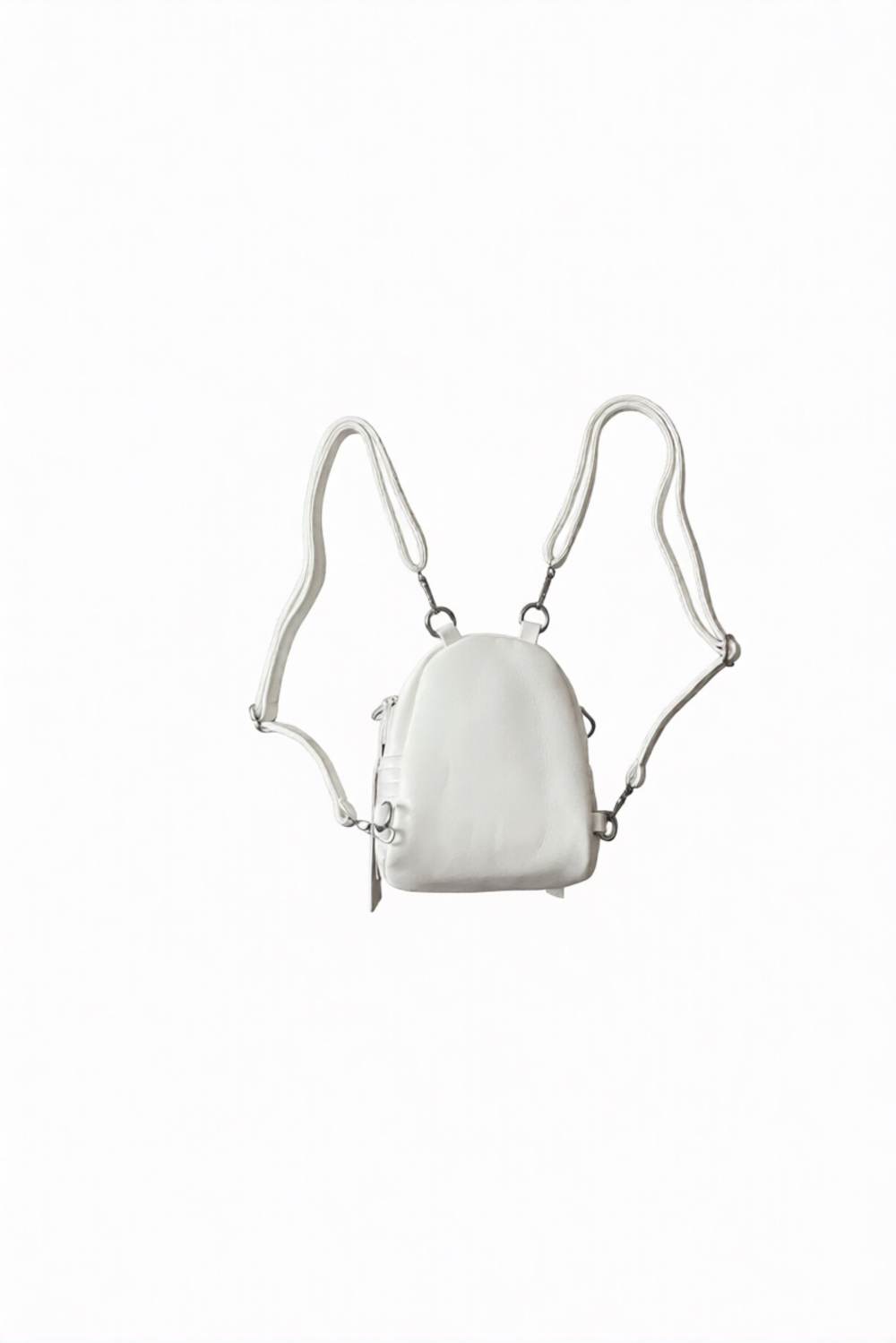 Женский рюкзак-сумка из экокожи QOZA белый