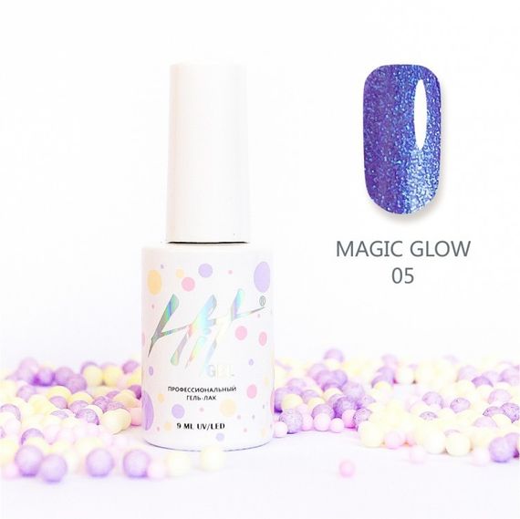 Гель-лак ТМ &quot;HIT gel&quot; №05 Magic glow, 9 мл