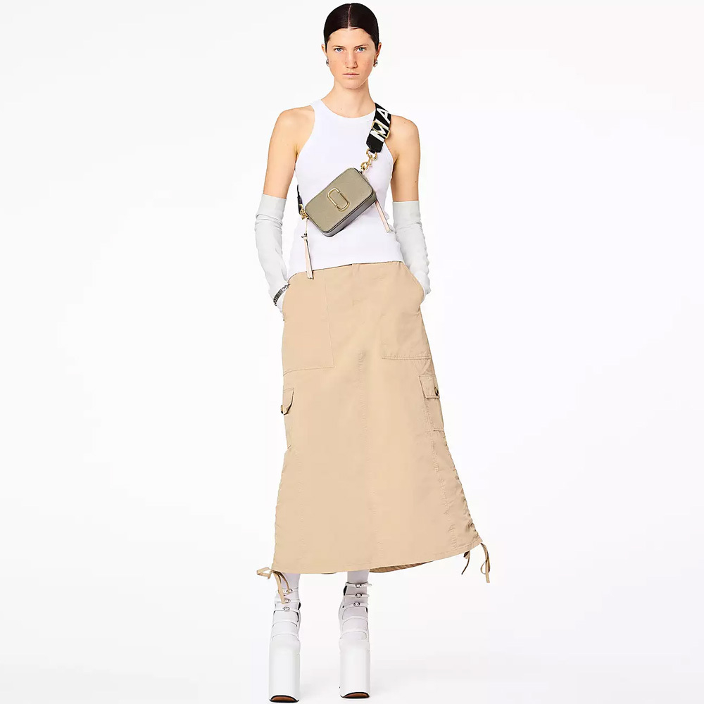 СУМКА MARC JACOBS THE SNAPSHOT KHAKI MULTI