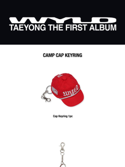 (ПРЕДЗАКАЗ) товары TAEYONG - WYLD 1st ALBUM OFFICIAL MD CAMP CAP KEYRING