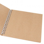 Скетчбук Миленд, формат А6, 40 листов, крафтовая бумага с льном, серия "Девочка"