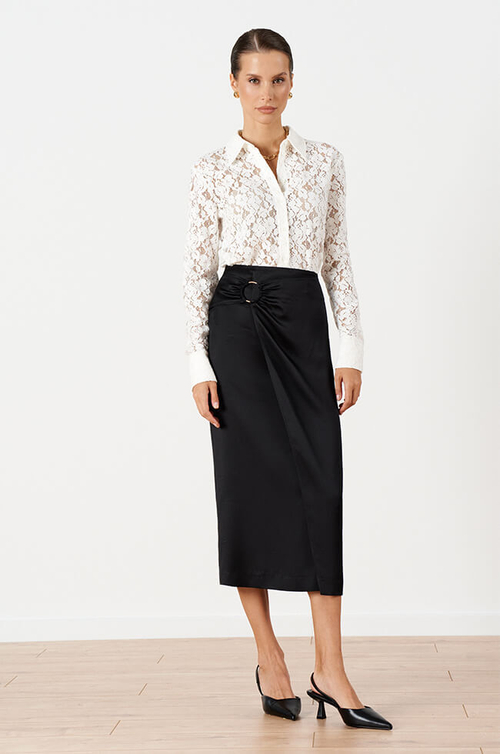 4888 Юбка женская (черный)